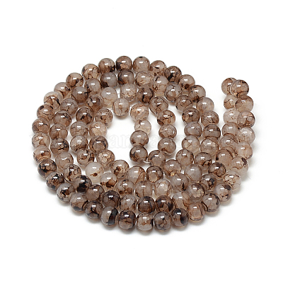 Стеклянные бусины&nbsp;LS-DGLA-S115-8mm-YS56-1