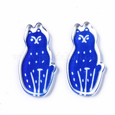 Прозрачного акрилового кабошонов KY-Q058-033B-1