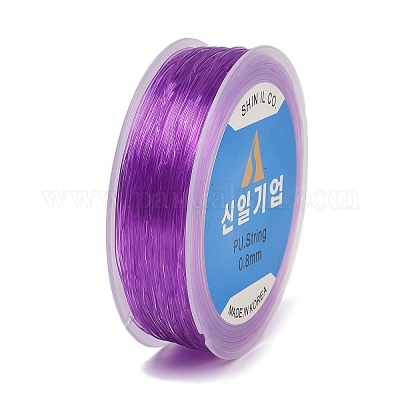 Корейская эластичная эластичная нить с круглыми кристаллами&nbsp;EW-Z002-01B-0.8mm-1