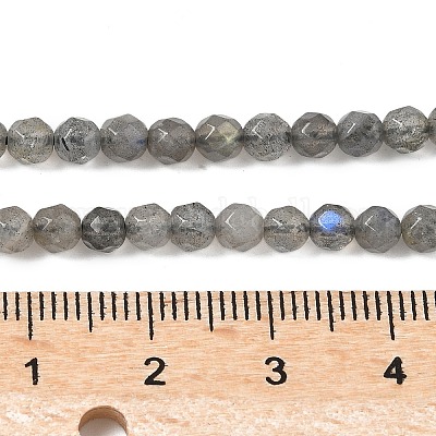 Природные лабрадорита бисер нитей&nbsp;LS-G-G213-4mm-03-1