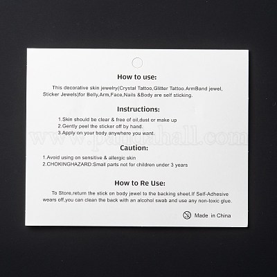 Акриловые наклейки для лица с драгоценными камнями&nbsp;MRMJ-F014-07-1