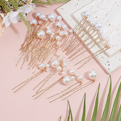 2 набор 2-х видов железных заколок для волос для женщин&nbsp;OHAR-ME0001-03-1