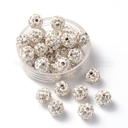 Pave disco бусины&nbsp;RB-A140-8mm-7-1