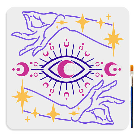 1 шт. трафареты для рисования домашних животных DIY-MA0004-40B-1