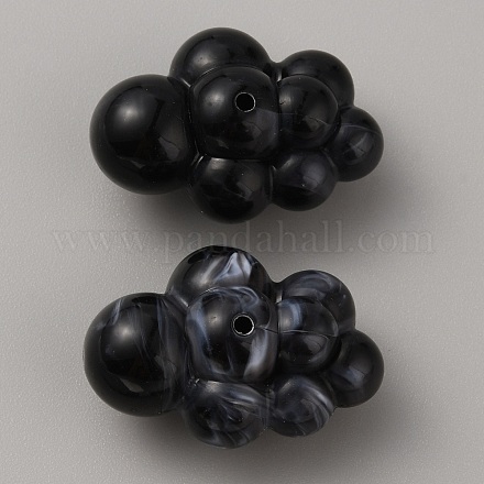 Непрозрачные акриловые бусины&nbsp;SACR-TAC0005-04B-1