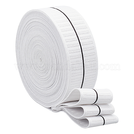 10 ярд плоский эластичный шнур из полиэстера SRIB-BC0001-35A-1