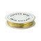 Copper Jewelry Wire, Long-Lasting Plated, Gold, 26 Gauge, 0.4mm, about 39.37 Feet(12m)/roll