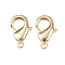 Brass Lobster Claw Clasps, Cadmium Free & Lead Free, Real 24K Gold Plated, 23x14x4mm, Hole: 2.5mm