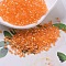 MIYUKI Delica Beads, Cylinder, Japanese Seed Beads, 11/0, (DB0151) Transparent Orange AB, 1.3x1.6mm, Hole: 0.8mm, about 2000pcs/10g