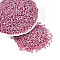 Glass Seed Beads, Ceylon, Round, Flamingo, 8/0, 3mm, Hole: 1mm, about 10000pcs/pound