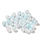 Opaque Acrylic Beads, Gradient Colorful, Round , Pale Turquoise, 6mm, Hole: 1.8mm, about 5000pcs/500g