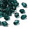 K9 Glass, Imitation Austrian Crystal Beads, Grade AAA, Faceted, Bicone, Dark Cyan, 6x8mm, Hole: 0.7~0.9mm