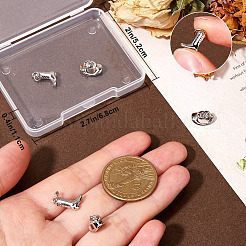 8 шт. 2 стиля подвески в виде сапог и шляпы в стиле ковбоя в западном стиле с покрытием из латуни&nbsp;ZIRC-BBC0003-02