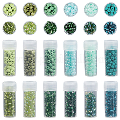 12 цвет круглый стеклянный бисер&nbsp;SEED-SC0001-56A