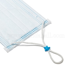 Звездный замок из пластикового шнура из ПВХ для крышки рта&nbsp;KY-D013-01E