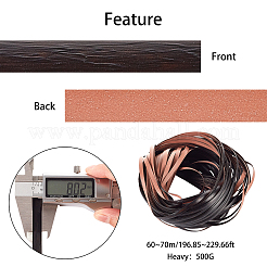 Пластик имитация ротанга плетение&nbsp;KY-WH0024-77