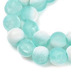 Матовое стекло треск бисер нитей&nbsp;GLAA-U001-6mm-M02