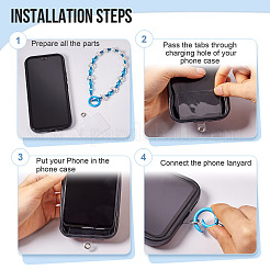 Мобильные ремни из полимерных бусин&nbsp;AJEW-TAC0006-10A