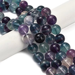 Природного флюорита бисер нитей&nbsp;G-L634-B04-12mm