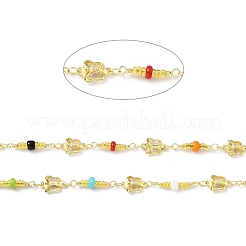 Экологически чистая латунная цепочка-бабочка ручной работы&nbsp;CHC-E023-13G