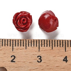 Резные бусины из синтетического коралла&nbsp;CORA-H003-01B-23