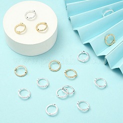 20шт 2 цвета латунные рамки для бусин&nbsp;KK-CJ0001-89