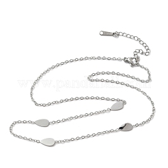 Ожерелья из нержавеющей стали 304 для женщин и мужчин&nbsp;NJEW-K292-01J-P