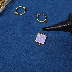 48 шт. 6 стиля цинковый сплав открытая задняя часть коннектор подвески&nbsp;FIND-CA0011-23