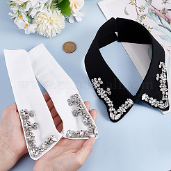 2шт. 2 стиля полиэстер съемная блузка с накладным воротником&nbsp;DIY-ME0001-57