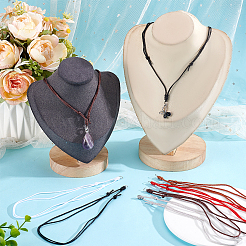 30 шт. 6 цвета регулируемые нейлоновые нити для изготовления ожерелий&nbsp;AJEW-PH01642