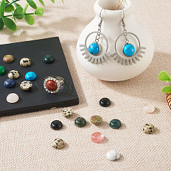 Кабошоны из натуральных и синтетических смешанных драгоценных камней&nbsp;G-TA0002-76B