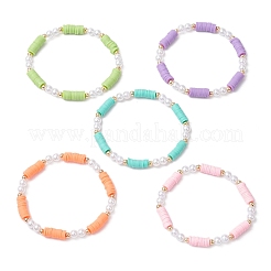 Браслеты из бисера ручной работы из полимерной глины&nbsp;BJEW-JB11780