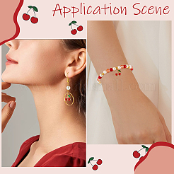 Подвески из эмали из сплава 60 шт.&nbsp;ENAM-SC0005-76