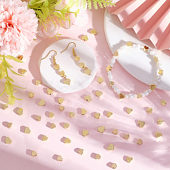 100шт 4 стиля латунные бусины&nbsp;KK-BBC0022-40