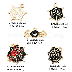 20шт 5 стиля подвески из сплава с эмалью&nbsp;FIND-FP0002-96