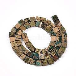 Нити бусин из натурального камня вердит&nbsp;G-N346-05A-02