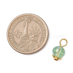 Прозрачные гальванические стеклянные подвески&nbsp;PALLOY-JF04305