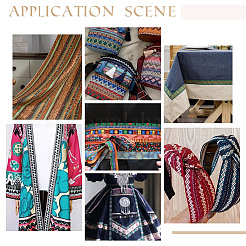 Вышивка полиэфирными лентами в этническом стиле&nbsp;OCOR-GA0002-37A