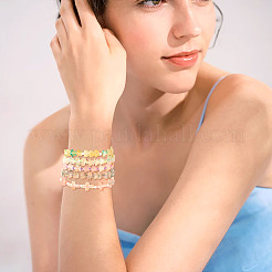 760 шт. 32-х видов градиентных прозрачных акриловых бусин&nbsp;OACR-TA0003-43