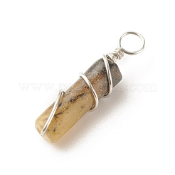 Природного нефрита подвески&nbsp;PALLOY-JF01575-06