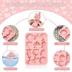 3шт 3-х цветные силиконовые Молды для наград&nbsp;ST-CJ0043-011