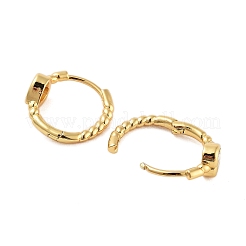 Латунные серьги обруча&nbsp;EJEW-N055-34G-RS