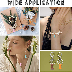 40 шт. 4 цвета непрозрачные подвески из смолы&nbsp;RESI-CJ0002-29