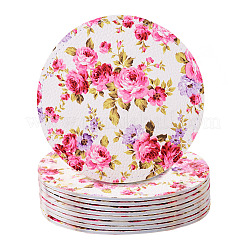 8 шт. коврики под чашки из искусственной кожи&nbsp;AJEW-MB0001-12