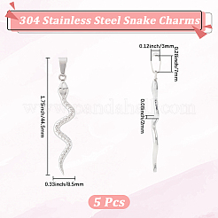 5 шт. подвески из нержавеющей стали 304&nbsp;STAS-BBC0007-72
