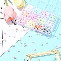 12 цвет непрозрачных акриловых бусин&nbsp;OACR-FS0001-70