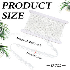 1 рулон кружевной отделки из полиэстера&nbsp;OCOR-MA0001-70B