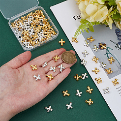 100шт бусины из сплава 2 цветов&nbsp;FIND-ME0002-96