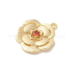 Латунь стекло кулоны&nbsp;KK-Z073-15G-03