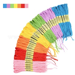 7 комплект 7-х цветных хлопковых ниток для вязания крючком OCOR-FS0001-02B